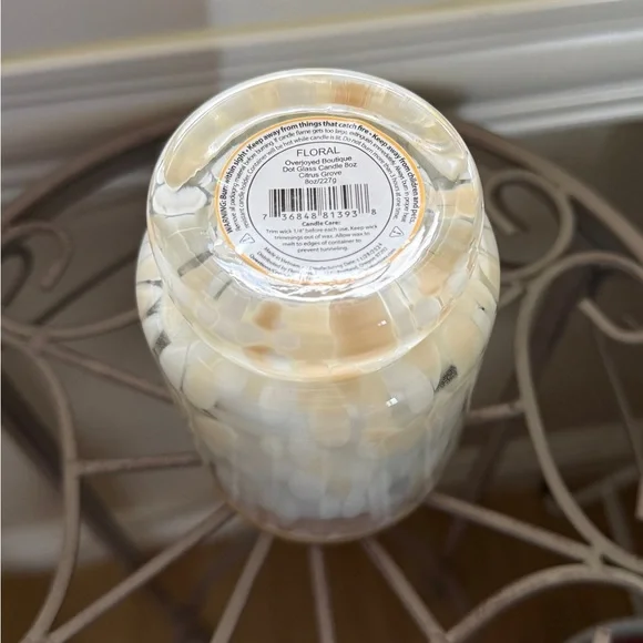 Glass Candle โ Citrus Grove - 8 Oz, Overjoyed Boutique - Picture 6 of 12